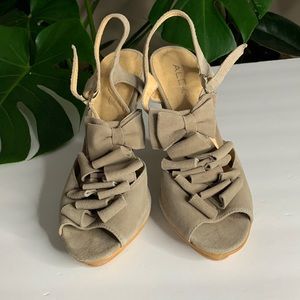 Aldo suede heels